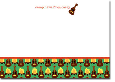 Note Cards by iDesign - Guitars & Campfire (Camp)